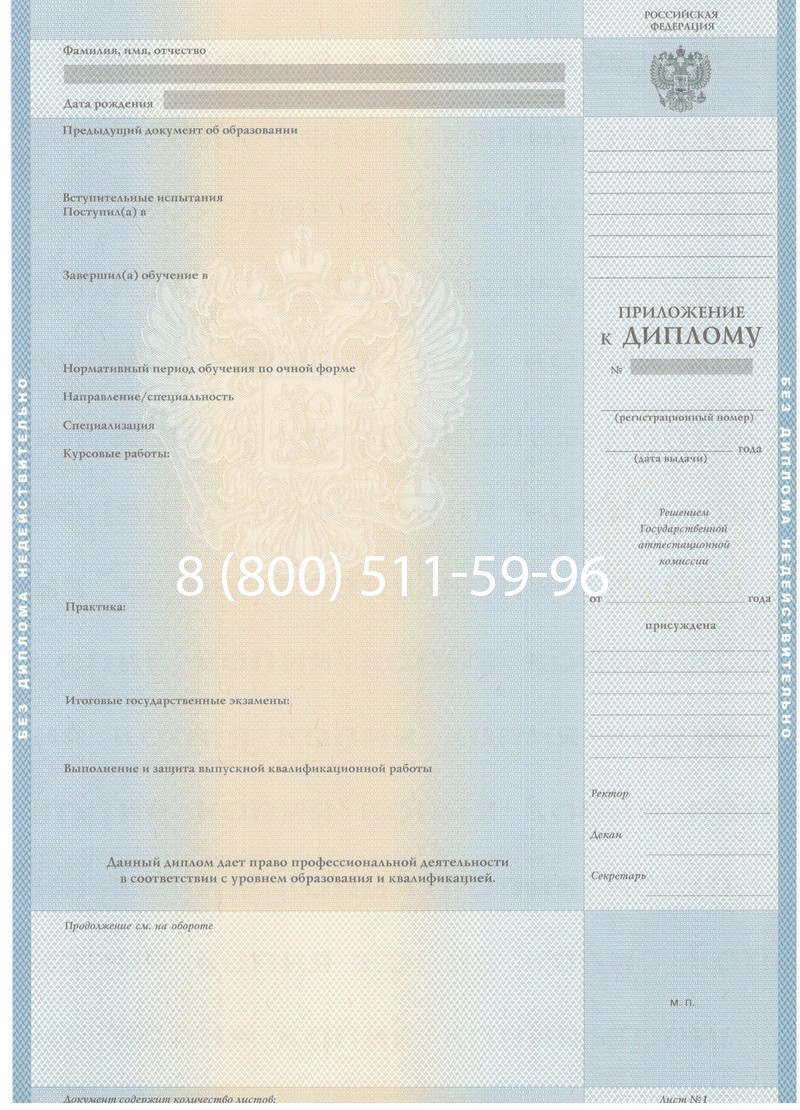 Купить Диплом бакалавра 1997-2002 годов в Ноябрьске