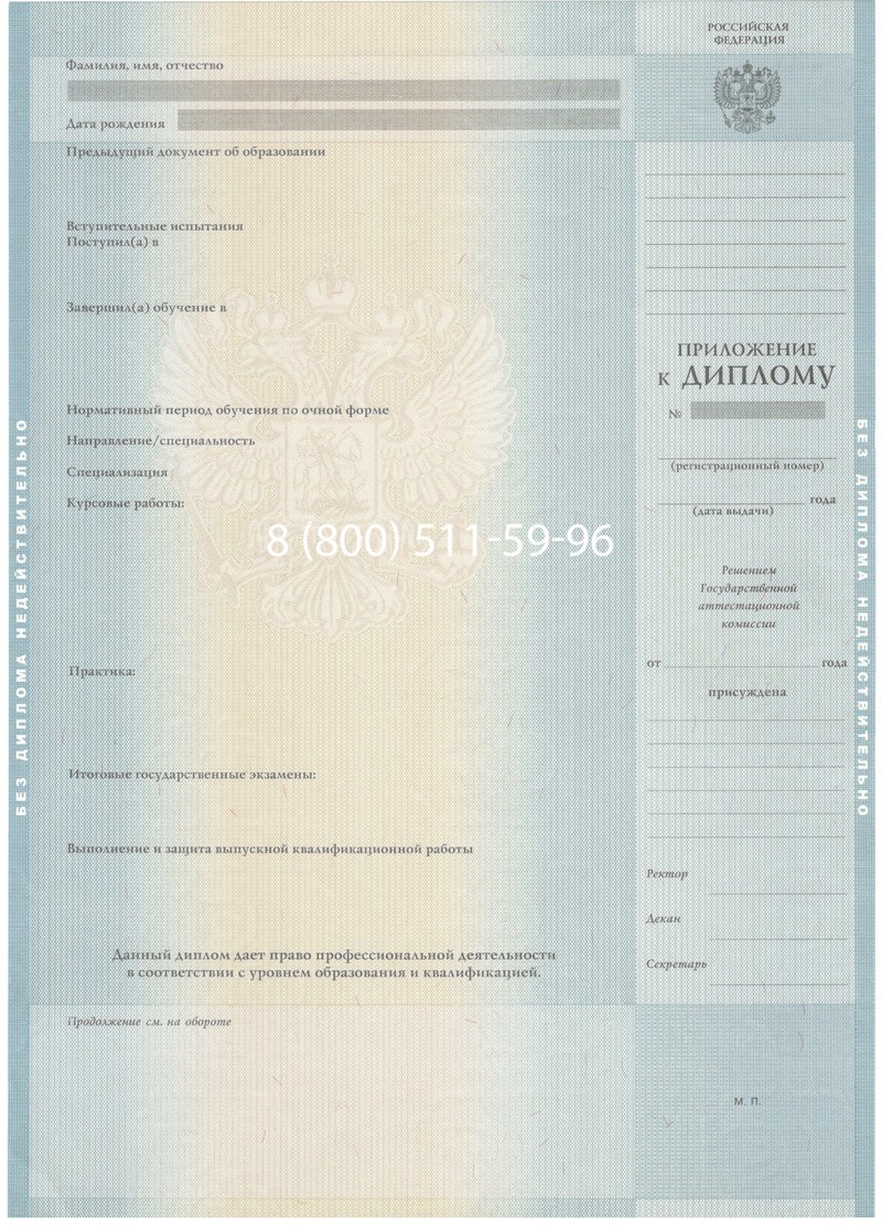 Заказать Диплом бакалавра 2012-2013 годов в Ноябрьске