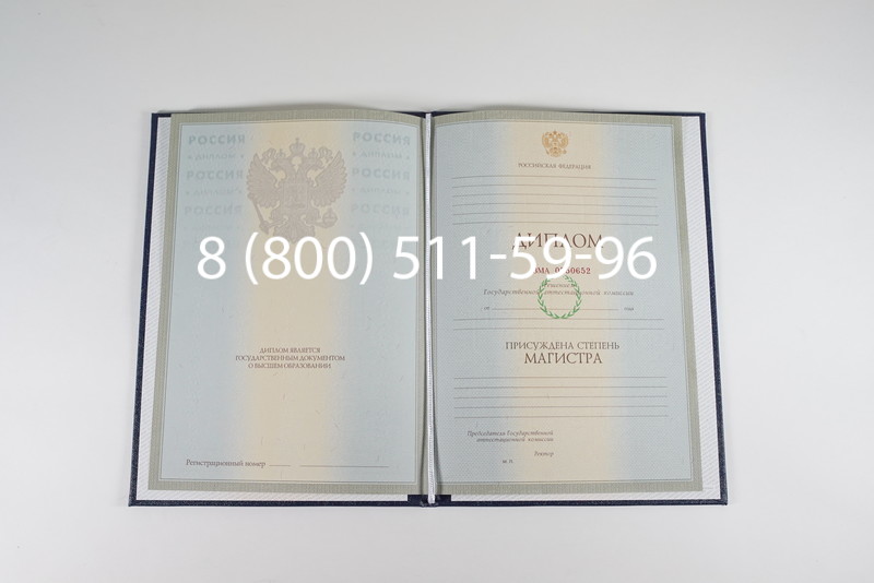Диплом магистра 2003-2009 годов в Ноябрьске